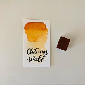 Handmade Watercolor Paint - Autumn Walk